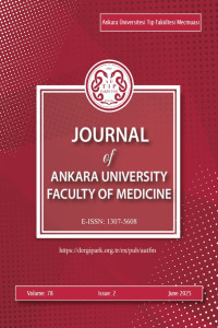 Ankara Üniversitesi Tıp Fakültesi Mecmuası Cover image