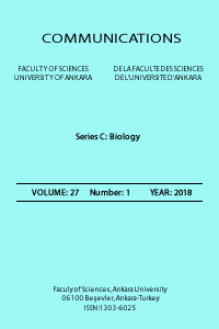 Communications Faculty of Sciences University of Ankara Series C  Biology Cover image