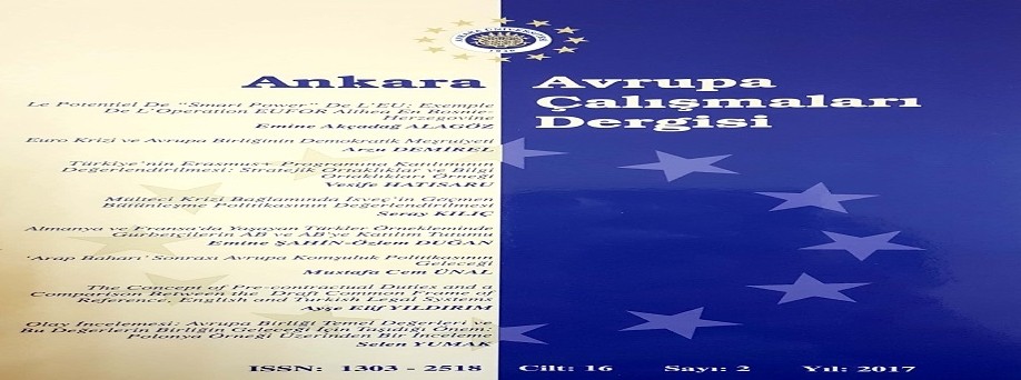 Ankara Review of European Studies Cover image