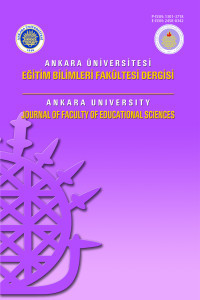 Ankara University Journal of Faculty of Educational Sciences (JFES) Cover image