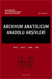 Archivum Anatolicum-Anadolu Arşivleri Cover image